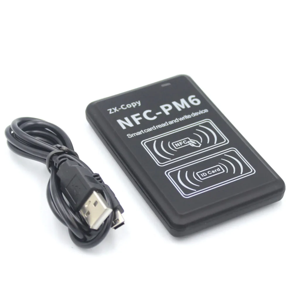

RFID Copier Duplicator 125KHz Key NFC Smart Card Reader Writer 13.56MHz Encrypted Programmer USB UID T5577 EM4305 Card Clone