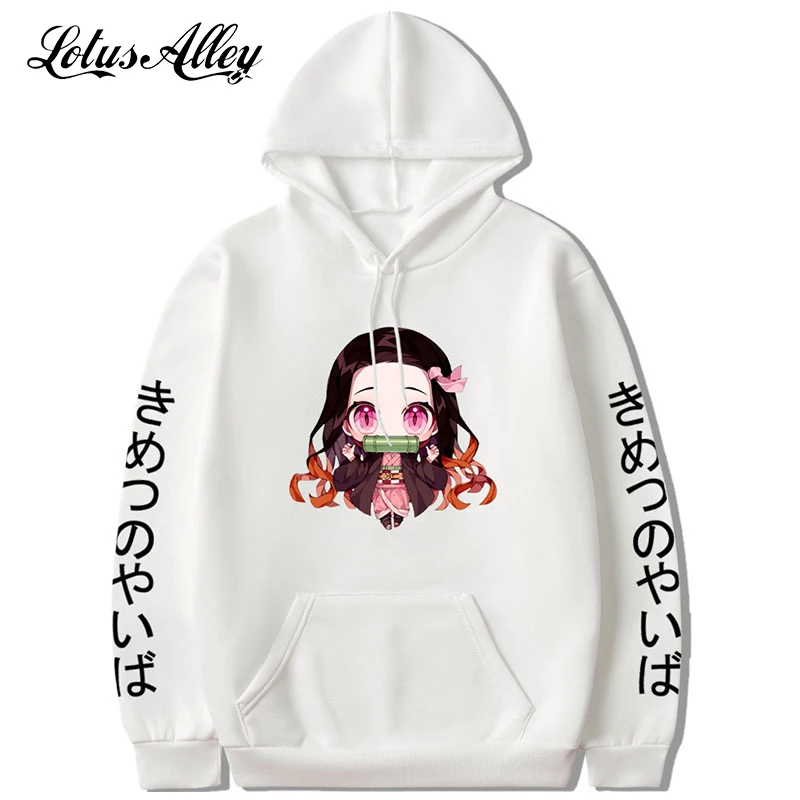 Japanese Streetwear Anime Hoodies Sweatshirts Demon Slayer Nezuko Kawaii Hoodie Autumn Women Girls Pullover Harajuku Sweatshirt 
Japanese Streetwear Anime Hoodies Sweatshirts Demon Slayer Nezuko Kawaii Hoodie Autumn Women Girls Pullover Harajuku Sweatshirt