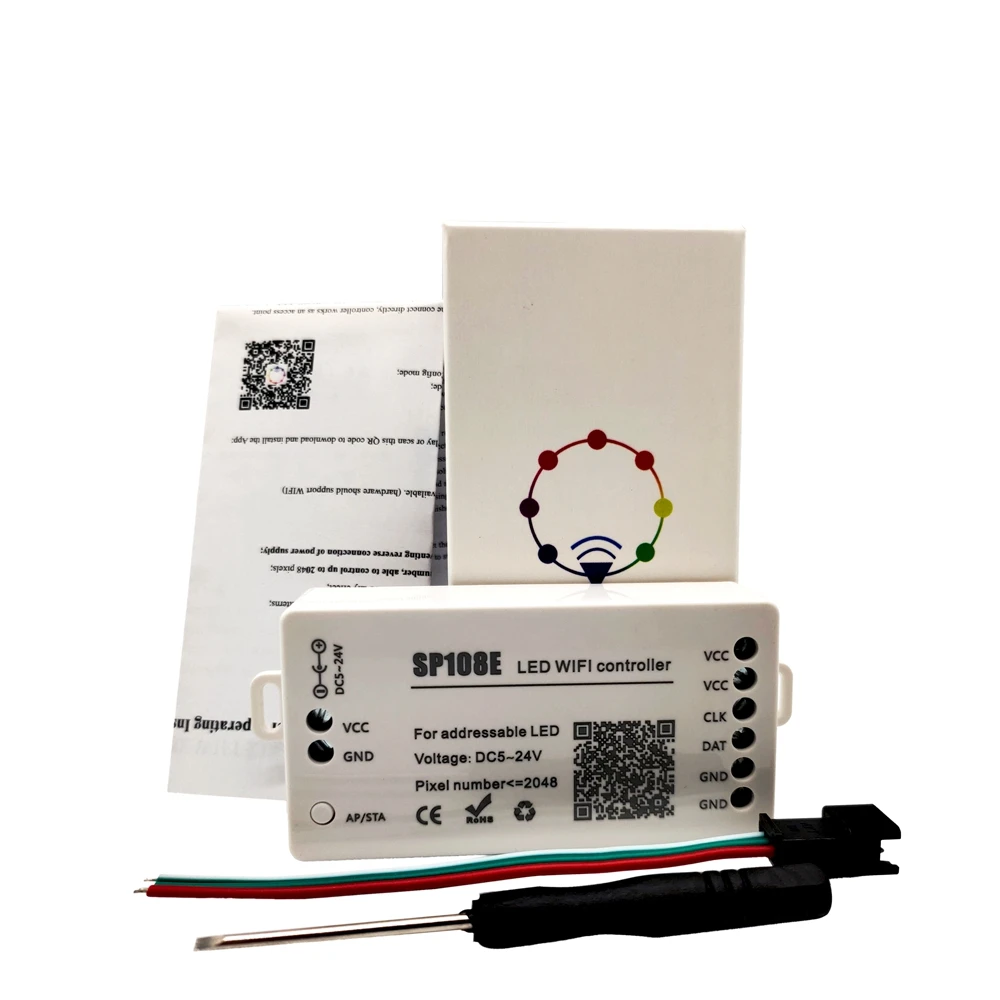 Led-контроллер 2048 пикселей 3Pin 4Pin индивидуальное адресное управление - купить по