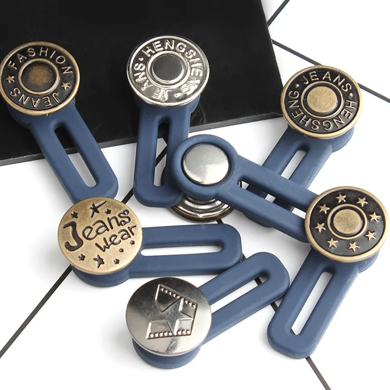 5pcs Free Sewing Buttons Adjustable Disassembly Retractable Jeans Waist Button Metal Extended Buckles Pant Waistband Expander
5pcs Free Sewing Buttons Adjustable Disassembly Retractable Jeans Waist Button Metal Extended Buckles Pant Waistband Expander
