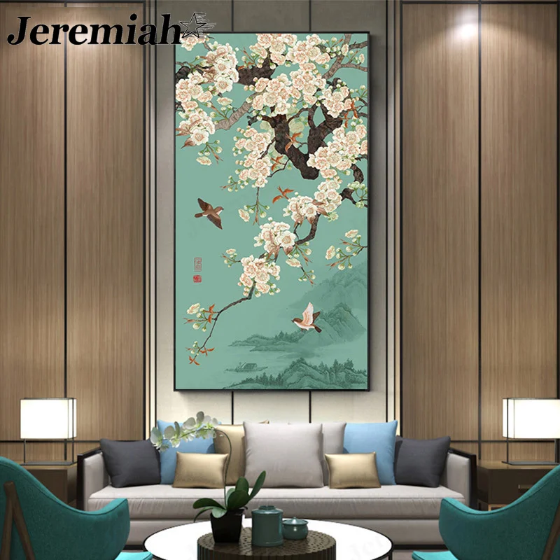 Modern Flower and Bird Canvas Painting Chinese Style Poster Printing Wall Art Abstract Home Room Decoration Accessories
Modern Flower and Bird Canvas Painting Chinese Style Poster Printing Wall Art Abstract Home Room Decoration Accessories