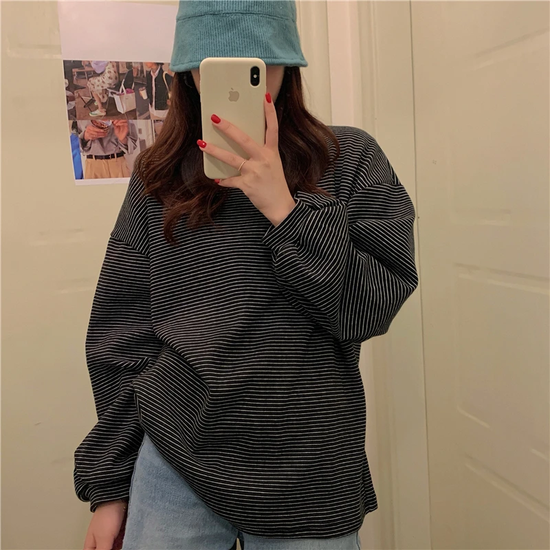 Осенние женские толстовки в полоску, новинка 2021, сверхплотная свободная Корейская версия, язычковый ленивый ветер, полосатый джемпер, куртк...
Осенние женские толстовки в полоску, новинка 2021, сверхплотная свободная Корейская версия, язычковый ленивый ветер, полосатый джемпер, куртк...