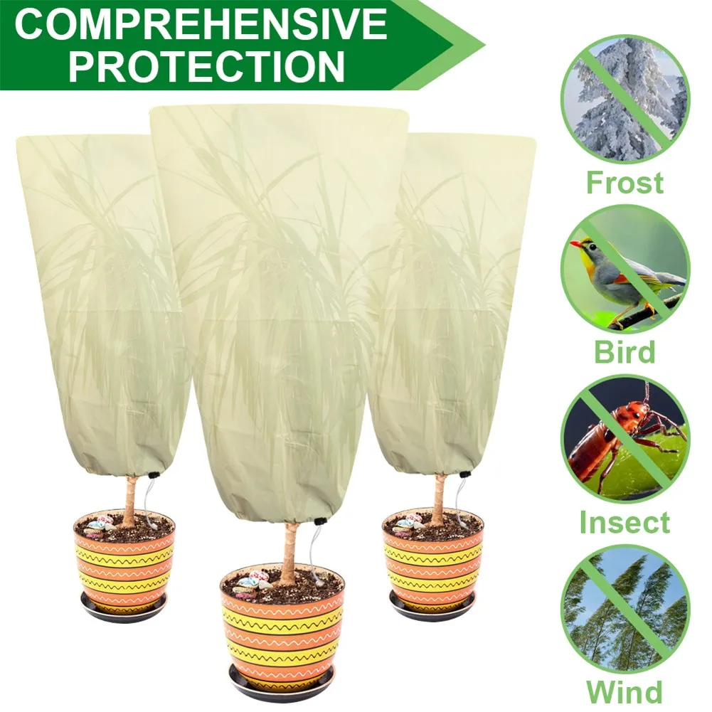 Winter Plant Fleece Frost Protection Cover Bag Trees Warming Jackets Blanket With Zipper Protect Fruit Trees From Birds Insects
Winter Plant Fleece Frost Protection Cover Bag Trees Warming Jackets Blanket With Zipper Protect Fruit Trees From Birds Insects