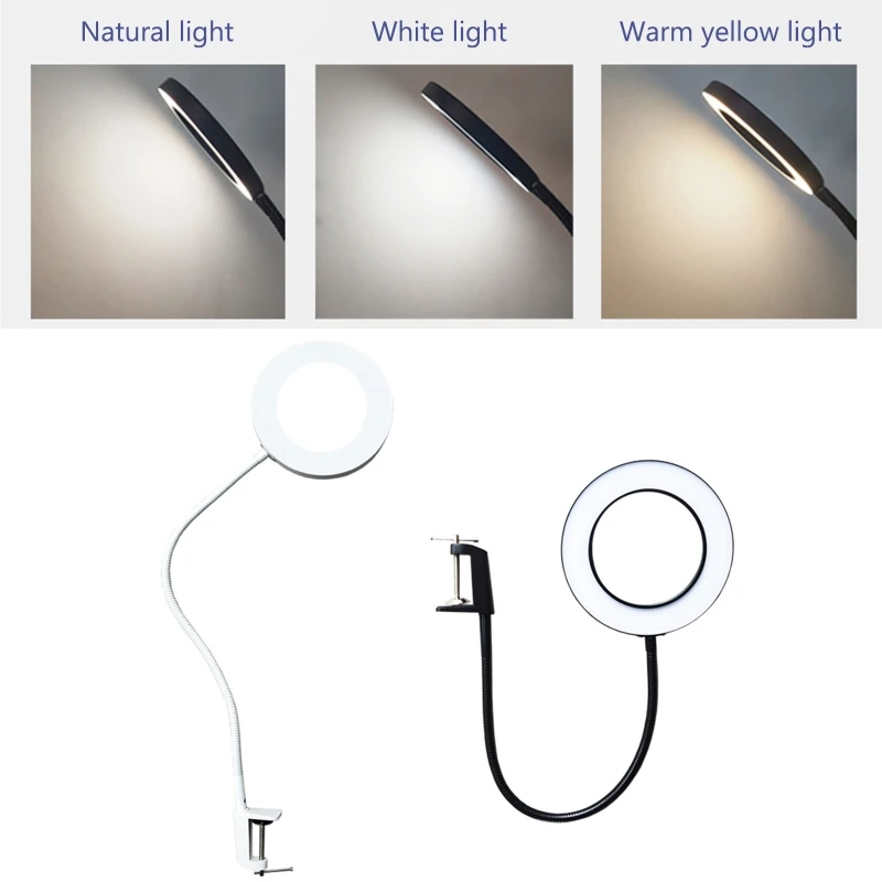 8X LED Magnifying Desk Lamp with Clamp 3 Color Modes 23\" Flexible Gooseneck 23GB
8X LED Magnifying Desk Lamp with Clamp 3 Color Modes 23\" Flexible Gooseneck 23GB