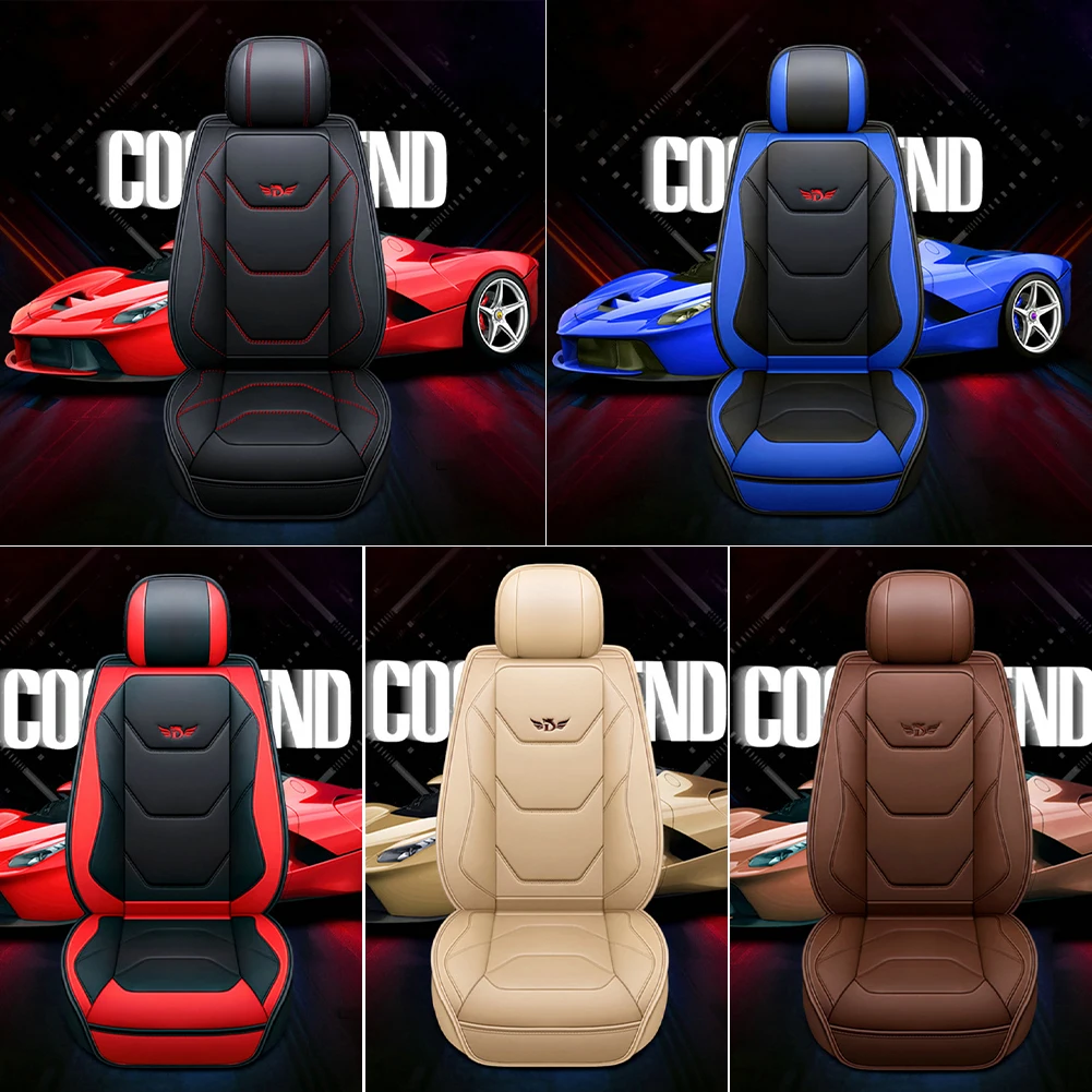 Universal Car Seat Cover Protector PU Leather Front & Rear Seat Back Cushion Pad It feels delicate, comfortable and smooth.
Universal Car Seat Cover Protector PU Leather Front & Rear Seat Back Cushion Pad It feels delicate, comfortable and smooth.