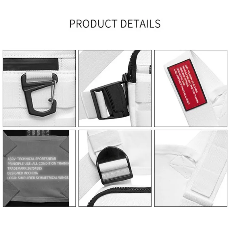 Men Tactical Waist Bag Outdoor Military Hunting Bag Hip Hop Chest Bag Functional Waistcoat Vest Chest Rig Bags 
Men Tactical Waist Bag Outdoor Military Hunting Bag Hip Hop Chest Bag Functional Waistcoat Vest Chest Rig Bags