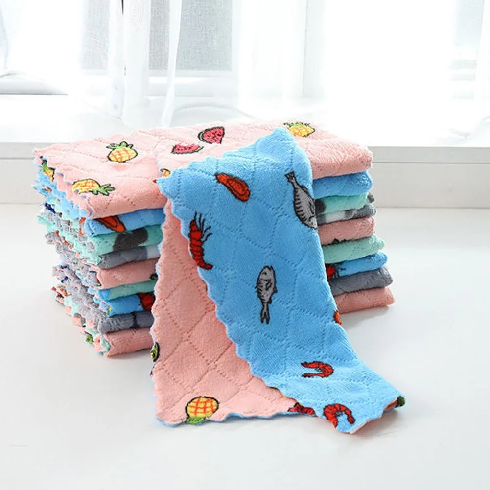 1PCS Random Color Kitchen Dish Cloth Double-Sided Thickening Coral Velvet Dish Washing Rag Kitchen Cleaning Towels
1PCS Random Color Kitchen Dish Cloth Double-Sided Thickening Coral Velvet Dish Washing Rag Kitchen Cleaning Towels