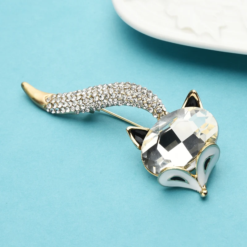 Wuli&baby Big Crystal Fox Brooches For Women Classic Lovely Animal Party Casual Brooch Pins Gifts
Wuli&baby Big Crystal Fox Brooches For Women Classic Lovely Animal Party Casual Brooch Pins Gifts