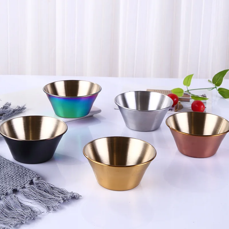 Gold-plated Sauce Tray Appetizer Tray Stainless Steel Sauce Tray Spice Tray Kitchenware Tray Spice Tray Kitchen Gadget
Gold-plated Sauce Tray Appetizer Tray Stainless Steel Sauce Tray Spice Tray Kitchenware Tray Spice Tray Kitchen Gadget
