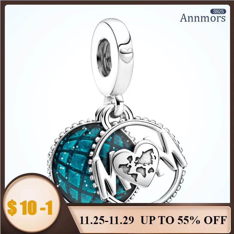 Blue Earth Mother Charm You Mean The World To Me Double Ring Charm Bead Silver Plating Fits Pandora Bracelet Charm Bracelet
Blue Earth Mother Charm You Mean The World To Me Double Ring Charm Bead Silver Plating Fits Pandora Bracelet Charm Bracelet
