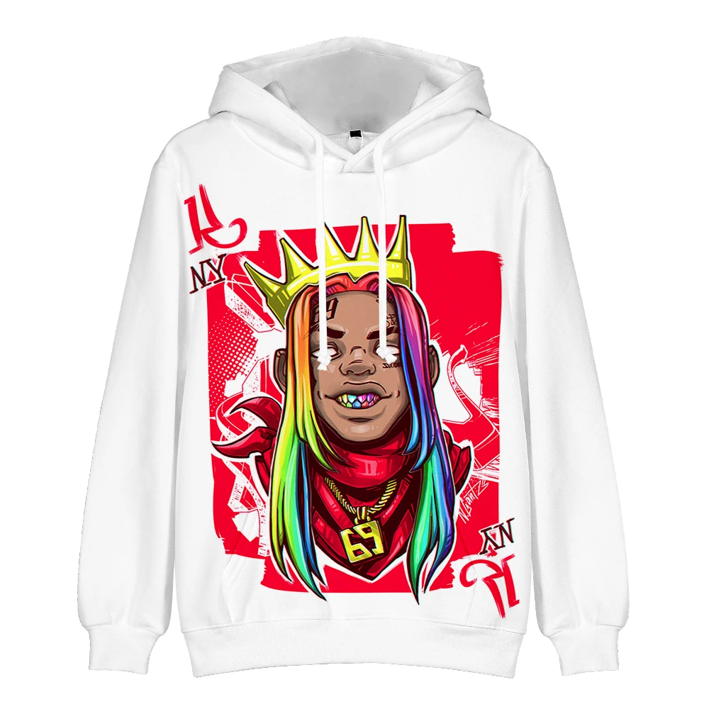 Personality Pop Rapper 6ix9ine Hoodies 3D Long Sleeve Sweatshirts Men's Hoodie Women Hip Hop Style Unisex Casual Cool Clothes
Personality Pop Rapper 6ix9ine Hoodies 3D Long Sleeve Sweatshirts Men's Hoodie Women Hip Hop Style Unisex Casual Cool Clothes