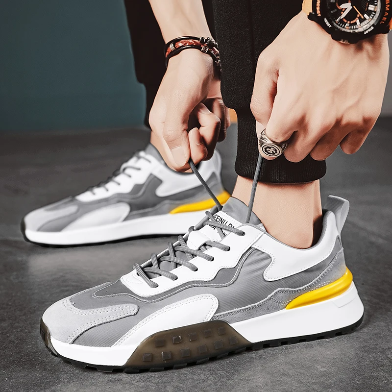 Cries&D New Summer Waterproof Umbrella Cloth + Leather Casual Sports Man Shoes Fashion Tennis Running Fashion All-Match Yellow
Cries&D New Summer Waterproof Umbrella Cloth + Leather Casual Sports Man Shoes Fashion Tennis Running Fashion All-Match Yellow