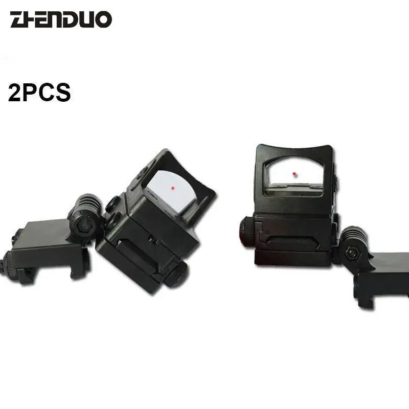 ZHENDUO 2 шт. Red Dot Голографическая прицел сбоку прицеливания 21 мм инструментов для