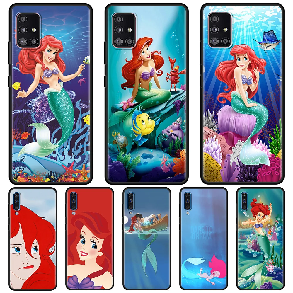 Чехол для Samsung Galaxy A51/A12/A21s/A71/A52/A31/A32, футляр для A11/A41/A22/A01/A51, чехол с рисунком русалки, принцессы Ариэль
Чехол для Samsung Galaxy A51/A12/A21s/A71/A52/A31/A32, футляр для A11/A41/A22/A01/A51, чехол с рисунком русалки, принцессы Ариэль