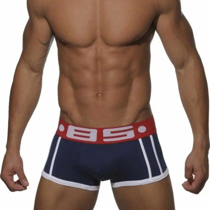 BS Brand Boxer Sissy sexy Men Cotton Breathable Underpants Underwear Cueca Male Panties Cuecas boxershorts cueca masculina | Мужская