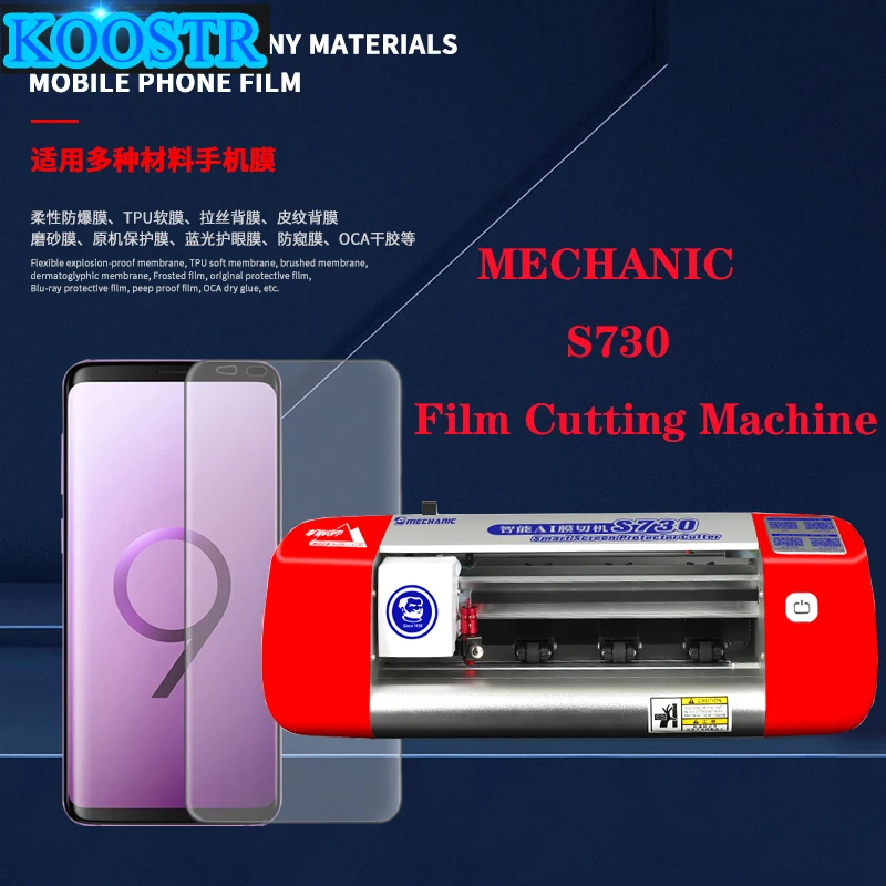 Newest MECHANIC S730 Film Cutting Machine Phone LCD Screen Back Cover Protector Cutting Machine for Phone Watch Airpods Camera
Newest MECHANIC S730 Film Cutting Machine Phone LCD Screen Back Cover Protector Cutting Machine for Phone Watch Airpods Camera