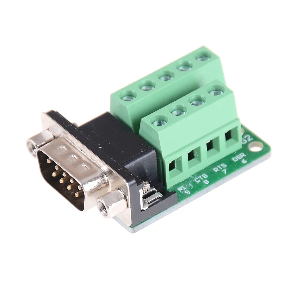 DB9 Connector Terminal Module RS232 RS485 Adapter Signals Interface Converter Board 1PC
DB9 Connector Terminal Module RS232 RS485 Adapter Signals Interface Converter Board 1PC