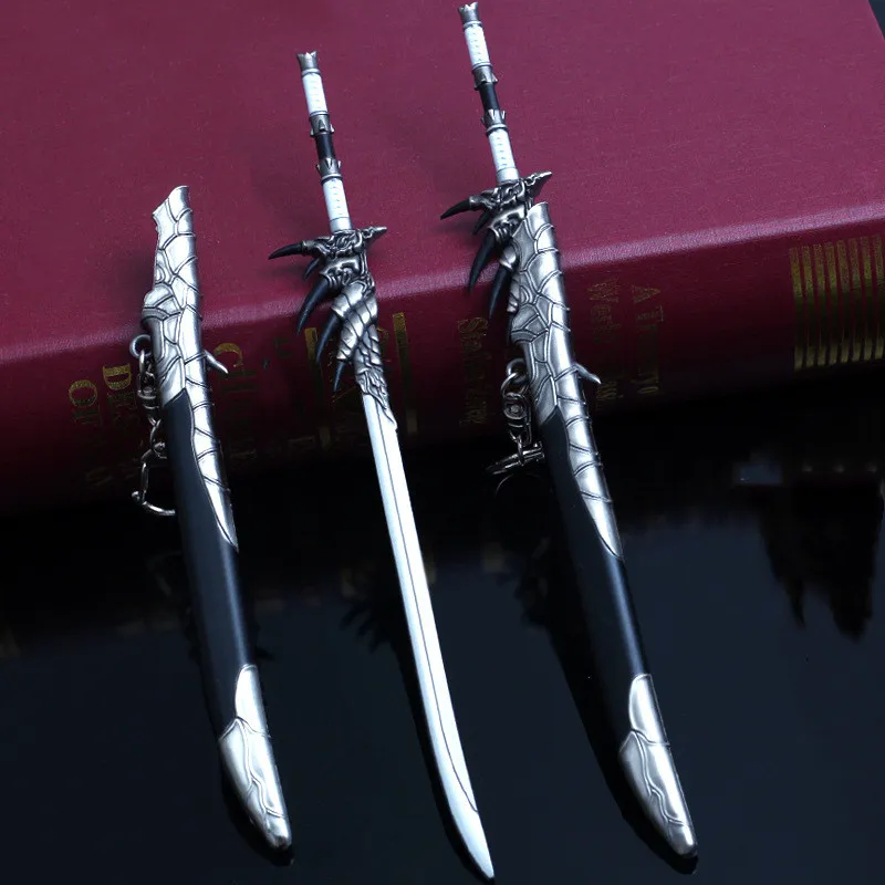 Alloy Monster Hunter Male Fire Dragon With Sheath Weapon Model 22cm Keychain Cosplay Fine Knife Outdoor Weapon Sword Gift
Alloy Monster Hunter Male Fire Dragon With Sheath Weapon Model 22cm Keychain Cosplay Fine Knife Outdoor Weapon Sword Gift