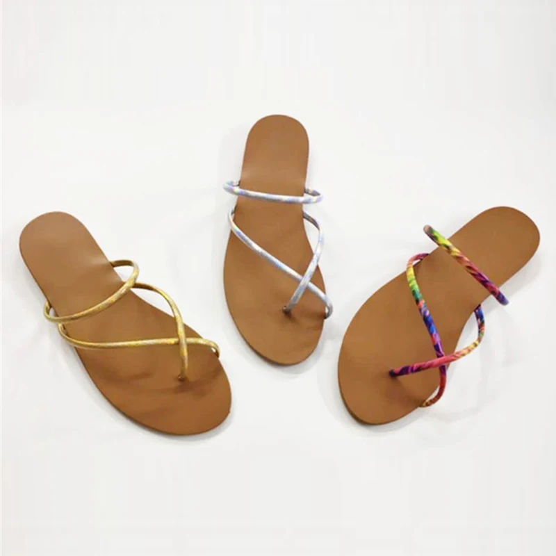 Plus Size Women's Sandals for The Summer New Flat Sandals Woman Fashion Casual Comfortable Beach Bottomed Toe Women Sandals
Plus Size Women's Sandals for The Summer New Flat Sandals Woman Fashion Casual Comfortable Beach Bottomed Toe Women Sandals