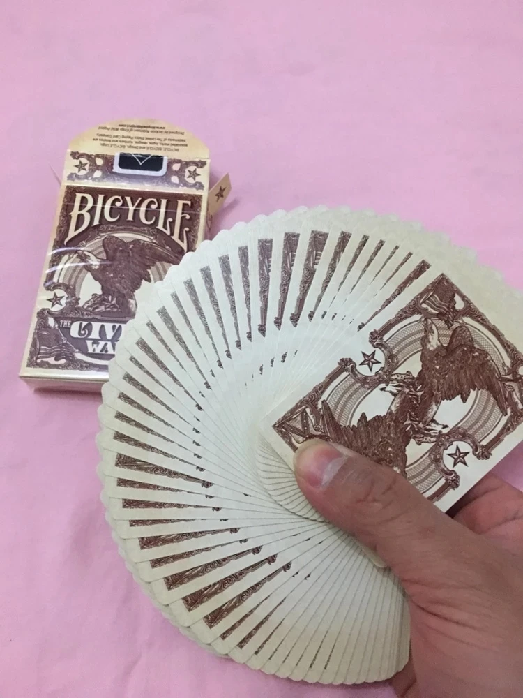 Bicycle Civil War Union Confederate Playing Cards Brown/Blue Deck Collectible Poker Magic Tricks Props for Migician
Bicycle Civil War Union Confederate Playing Cards Brown/Blue Deck Collectible Poker Magic Tricks Props for Migician