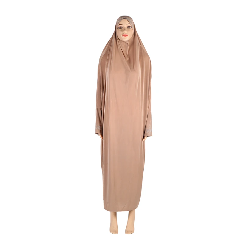 Eid Ramadan Jilbab One Piece Prayer Dress Abaya Hooded Kaftan Muslim Women Robe Solid Color Islamic Dubai Turkey Modest Clothes 
Eid Ramadan Jilbab One Piece Prayer Dress Abaya Hooded Kaftan Muslim Women Robe Solid Color Islamic Dubai Turkey Modest Clothes
