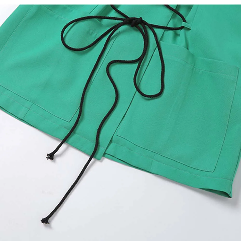 2021 Autumn New Fashion Tie Suit Trendy Slim Chic Long-sleeved Jacket Solid Color Shoulder Pad Women's Jackets
2021 Autumn New Fashion Tie Suit Trendy Slim Chic Long-sleeved Jacket Solid Color Shoulder Pad Women's Jackets