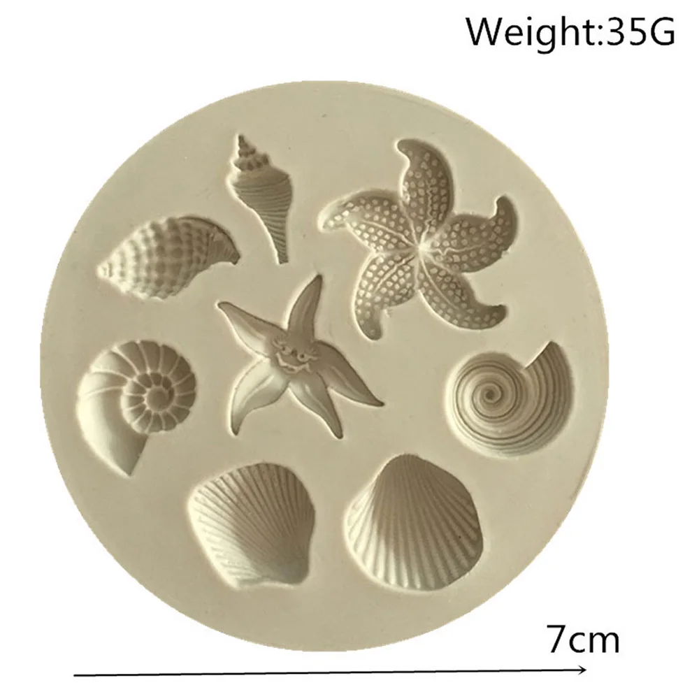 Cake Decorating Tools DIY Sea Creatures Conch Starfish Shell Fondant Cake Candy Silicone Molds Creative DIY Chocolate Mold
Cake Decorating Tools DIY Sea Creatures Conch Starfish Shell Fondant Cake Candy Silicone Molds Creative DIY Chocolate Mold