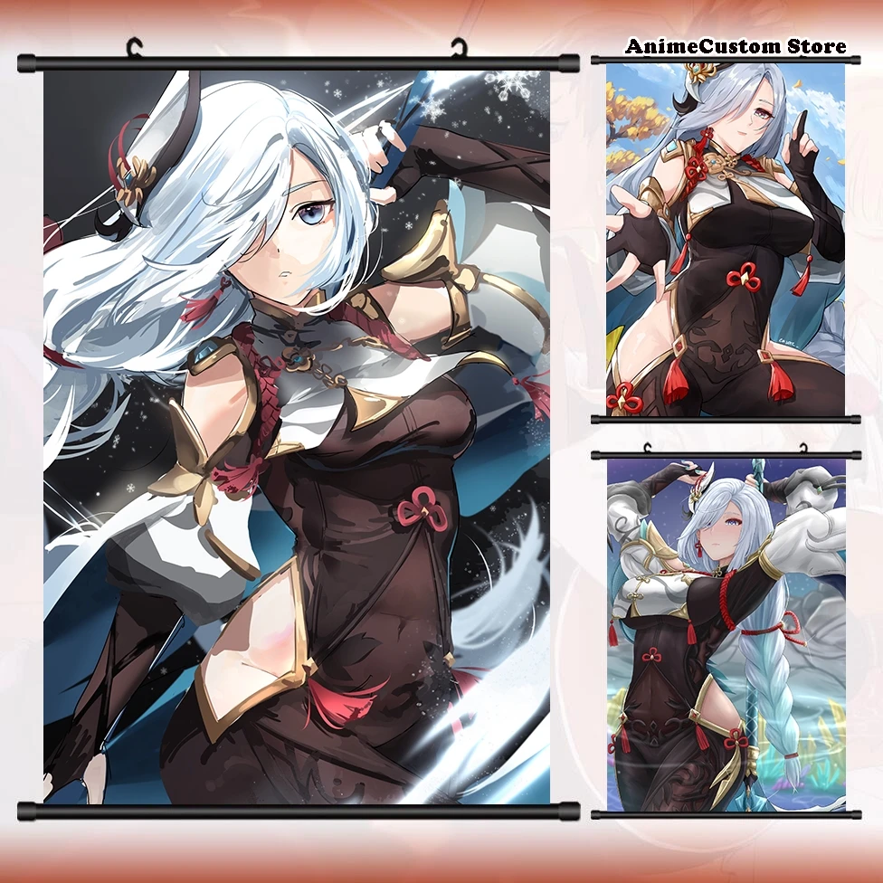 Game Genshin Impact Shenhe Shen He HD Wall Scroll Roll Painting Poster Hang Poster Home Decor Collectible Decoration Art Gift
Game Genshin Impact Shenhe Shen He HD Wall Scroll Roll Painting Poster Hang Poster Home Decor Collectible Decoration Art Gift