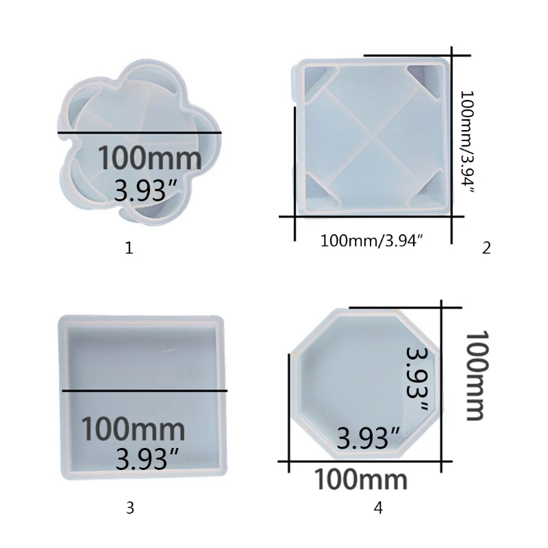 Resin Silicone Molds Square Hexagonal Coaster Epoxy Molds Resin Casting Molds for Making Coasters DIY Resin Artwork
Resin Silicone Molds Square Hexagonal Coaster Epoxy Molds Resin Casting Molds for Making Coasters DIY Resin Artwork
