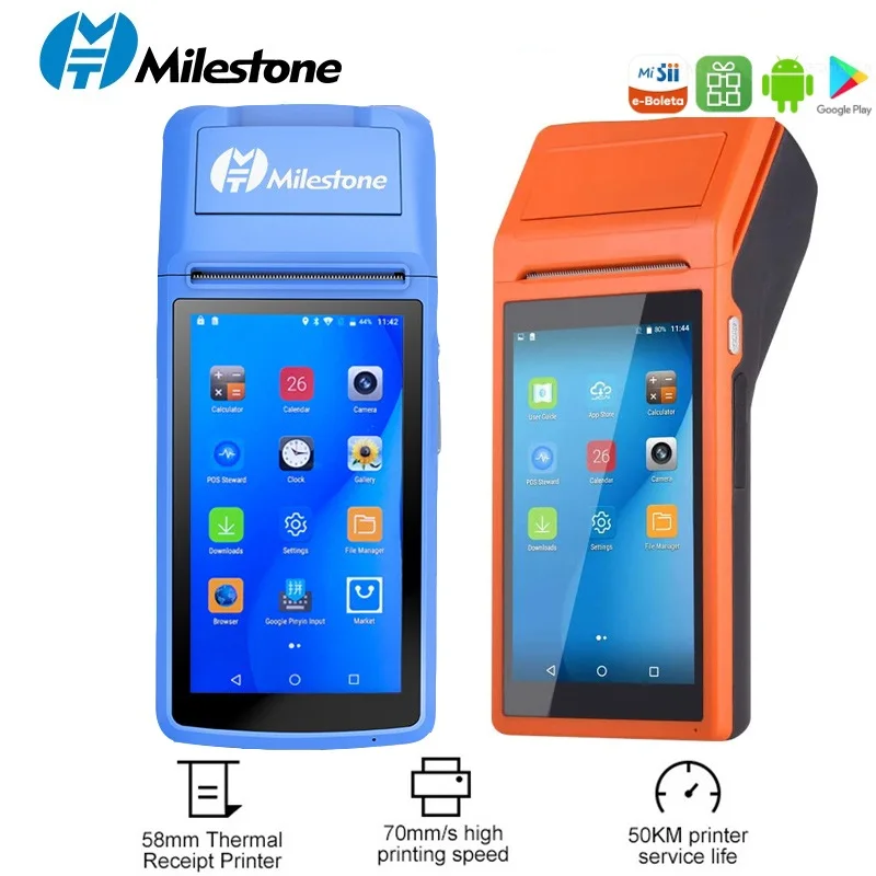 5 Inch POS Machine Thermal Printer Wireless Portable Receipt Printer Android OS Touch Screen Cash Register For Restaurant Shop
5 Inch POS Machine Thermal Printer Wireless Portable Receipt Printer Android OS Touch Screen Cash Register For Restaurant Shop