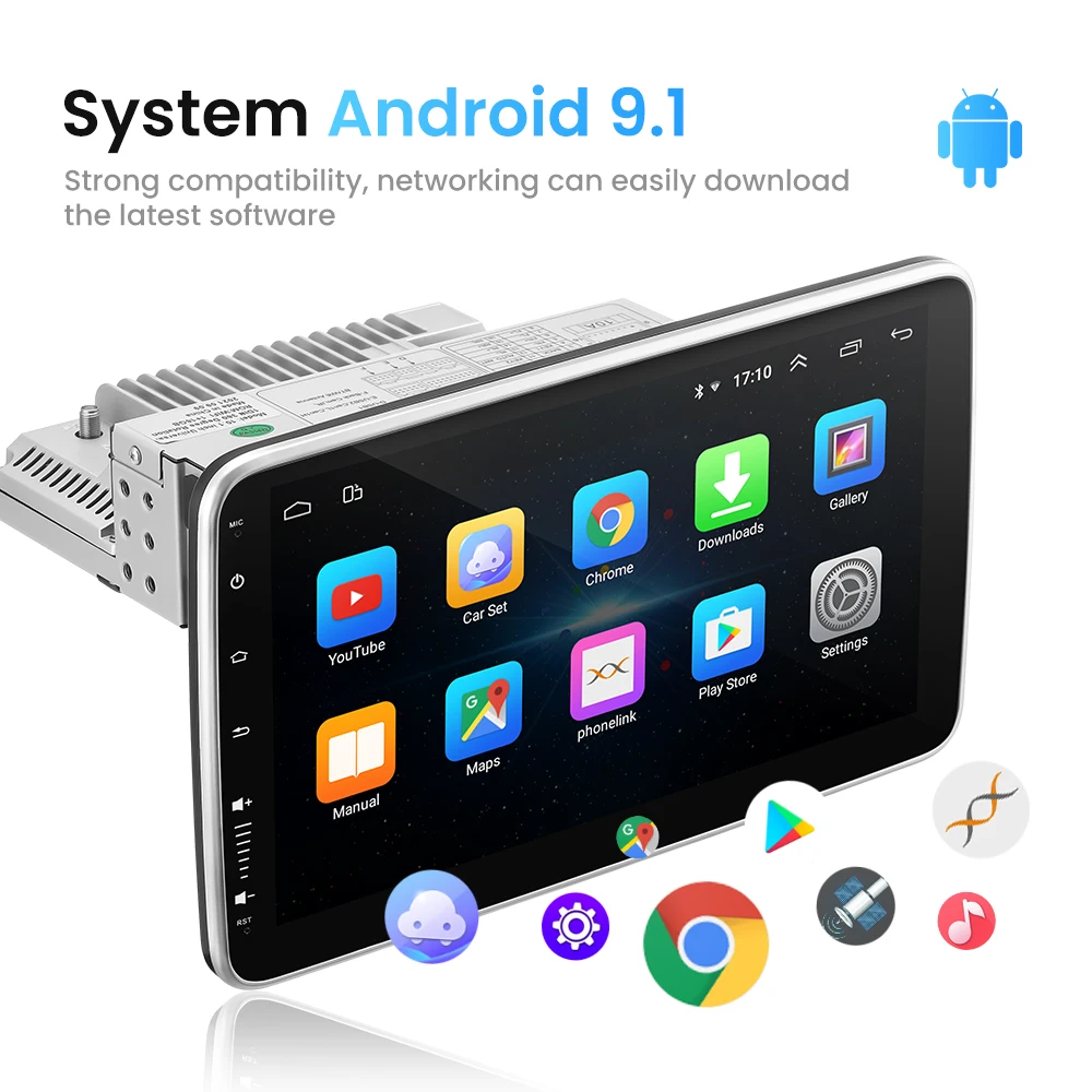 Автомобильный FM-радиоприемник, 4G, Android 10, 1DIN, мультимедийный проигрыватель с Bluetooth, Wi-Fi, GPS-навигацией и экраном с возможностью поворота на 360 г...
Автомобильный FM-радиоприемник, 4G, Android 10, 1DIN, мультимедийный проигрыватель с Bluetooth, Wi-Fi, GPS-навигацией и экраном с возможностью поворота на 360 г...