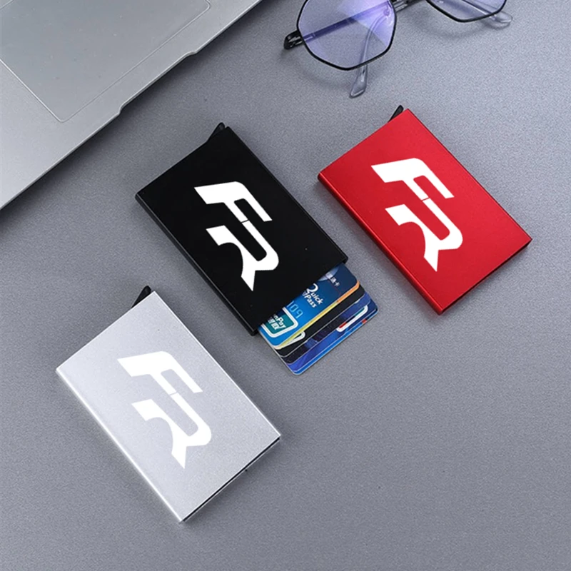 For Seat Leon FR Anti-theft ID Credit Card Holder Thin Aluminium Metal Wallets Pocket Case Credit Card Box Car Accessories
For Seat Leon FR Anti-theft ID Credit Card Holder Thin Aluminium Metal Wallets Pocket Case Credit Card Box Car Accessories