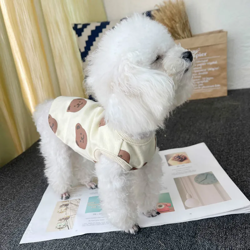 Spring Summer Brand New Dog Vest Cute Puppy Vest Adorable Bear Desgin Small Puppy Teddy Chihuahua Clothes Soft Puppy Dog Vest
Spring Summer Brand New Dog Vest Cute Puppy Vest Adorable Bear Desgin Small Puppy Teddy Chihuahua Clothes Soft Puppy Dog Vest