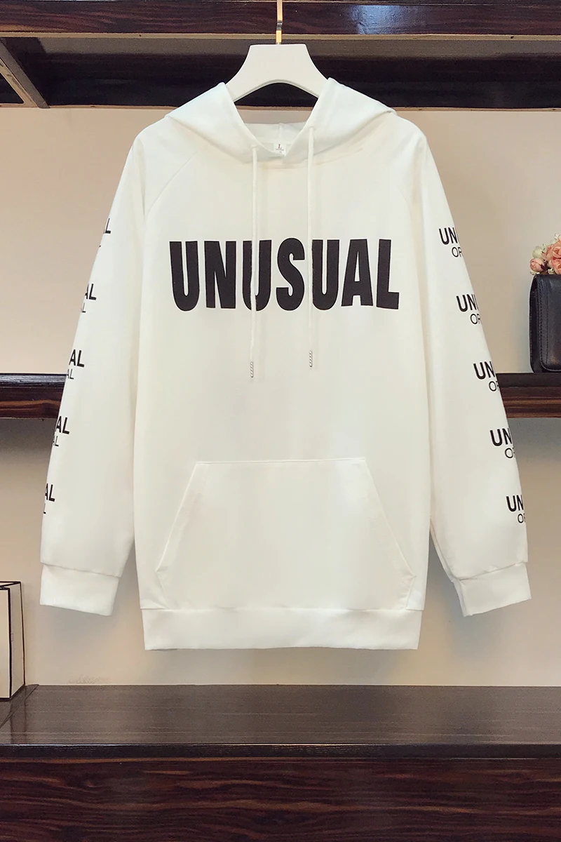 Large size Women's Clothing Spring Autumn Hooded Sweater Loose Fashion Harajuku Hoodie Sweatshirt Women Sudaderas Para Mujer
Large size Women's Clothing Spring Autumn Hooded Sweater Loose Fashion Harajuku Hoodie Sweatshirt Women Sudaderas Para Mujer