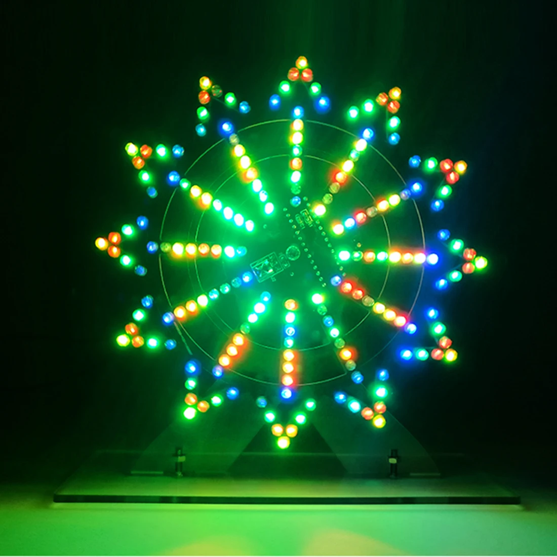 DIY Colorful LED Automatic Rotating Ferris Wheel Kit Electronic Components DIY Ferris Wheel Infrared Remote Ferris Wheel Decor
DIY Colorful LED Automatic Rotating Ferris Wheel Kit Electronic Components DIY Ferris Wheel Infrared Remote Ferris Wheel Decor