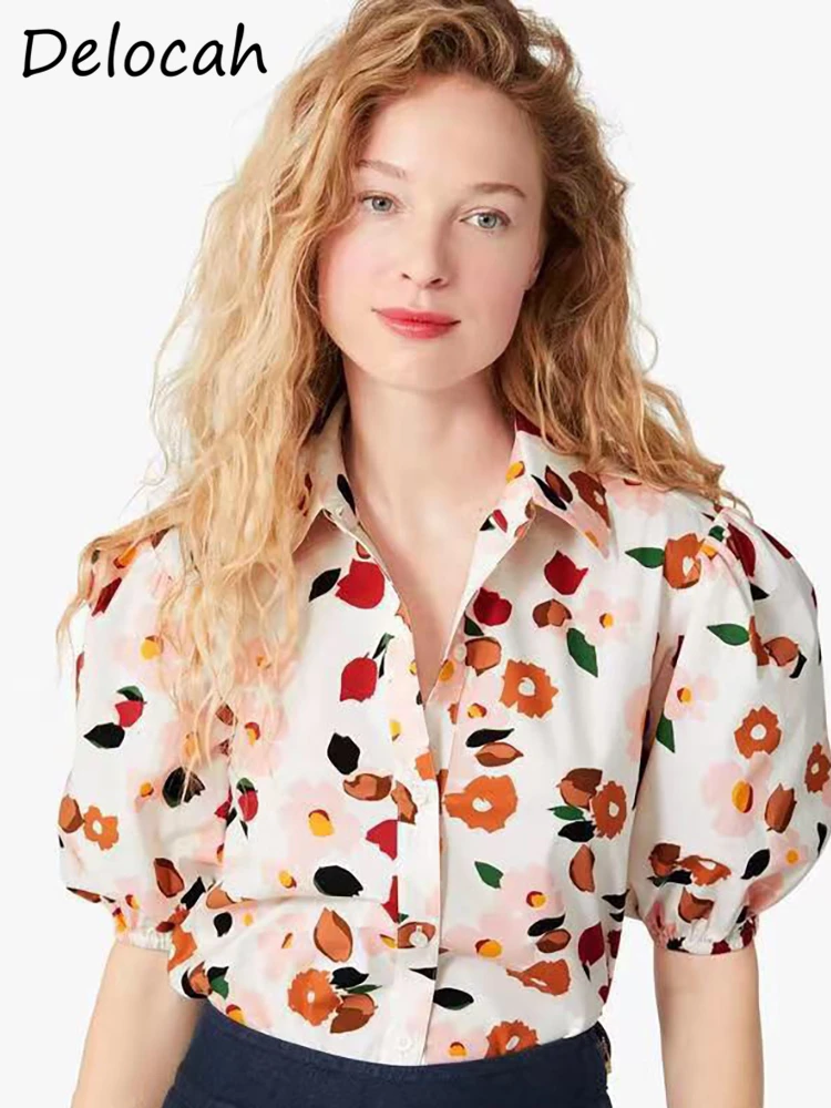 Delocah High Quality Summer Women Fashion Runway Skirt Set Lantern Sleeve Straight Shirt + High Waist Shirring Ruffle Skirt Suit
Delocah High Quality Summer Women Fashion Runway Skirt Set Lantern Sleeve Straight Shirt + High Waist Shirring Ruffle Skirt Suit