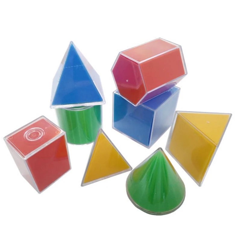 8pcs Geometric Model Disassemble Cube Cylinder Cone Toy Math Resources Learning M18
8pcs Geometric Model Disassemble Cube Cylinder Cone Toy Math Resources Learning M18