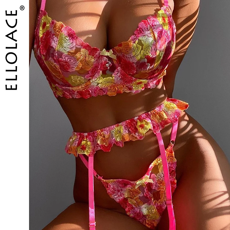Ellolace женское белье с цветочной феей, роскошное розовое нижнее белье с вышивкой, чувственные эротические короткие комплекты, кружевной бюст...
Ellolace женское белье с цветочной феей, роскошное розовое нижнее белье с вышивкой, чувственные эротические короткие комплекты, кружевной бюст...