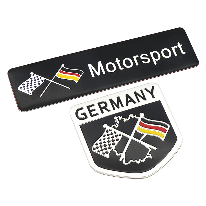 Fashion Germany Flag Collection Deutsch Quality 3D Aluminum Auto Badge Emblem 3M Sticker Body Fedner Decor for VW Audi Mercedes
Fashion Germany Flag Collection Deutsch Quality 3D Aluminum Auto Badge Emblem 3M Sticker Body Fedner Decor for VW Audi Mercedes