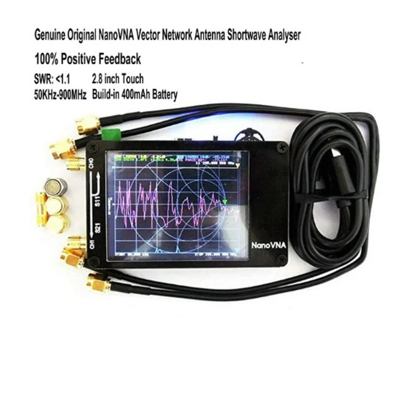 Новый Векторный анализатор сети NanoVNA, антенный анализатор коротких волн HF VHF UHF Talent 
Новый Векторный анализатор сети NanoVNA, антенный анализатор коротких волн HF VHF UHF Talent
