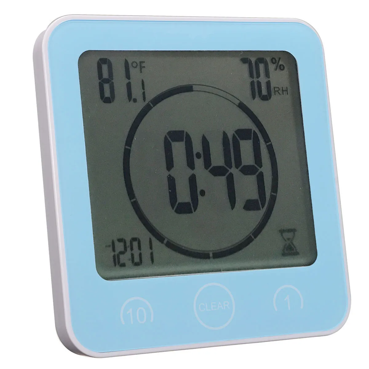 2021NEW LCD Screen Waterproof Digital Bathroom Wall Clock Temperature Humidity Countdown Time Function Wash Shower Hanging
2021NEW LCD Screen Waterproof Digital Bathroom Wall Clock Temperature Humidity Countdown Time Function Wash Shower Hanging