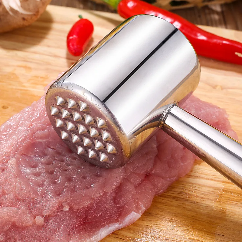 Stainless Steel Meat Tenderizer Hammer Mallet Tool for Pounding Beef Steak Chicken Pork Aluminum Alloy Meat Hammer Kitchen Tools
Stainless Steel Meat Tenderizer Hammer Mallet Tool for Pounding Beef Steak Chicken Pork Aluminum Alloy Meat Hammer Kitchen Tools