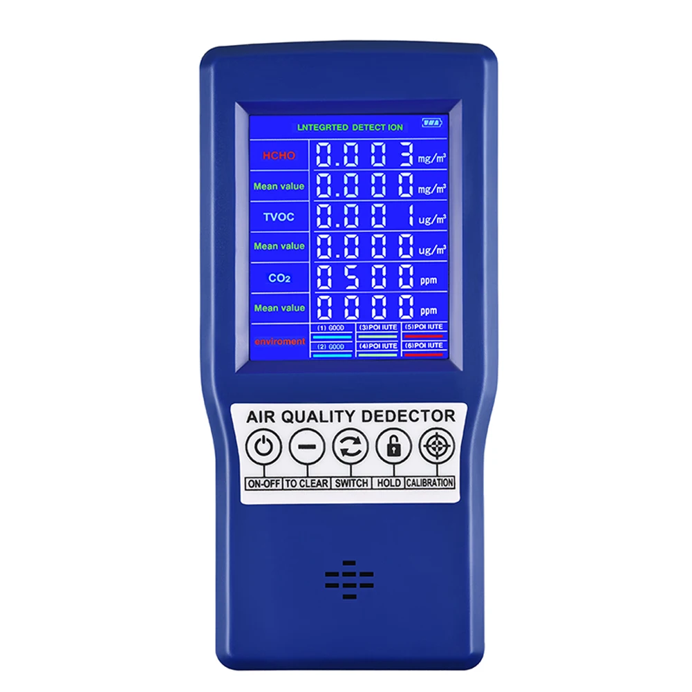 Household Portable Handheld Home Multifunctional CO2 ppm Meters Mini Carbon Dioxide Detector Gases Analyzer Air Quality Tester 
Household Portable Handheld Home Multifunctional CO2 ppm Meters Mini Carbon Dioxide Detector Gases Analyzer Air Quality Tester