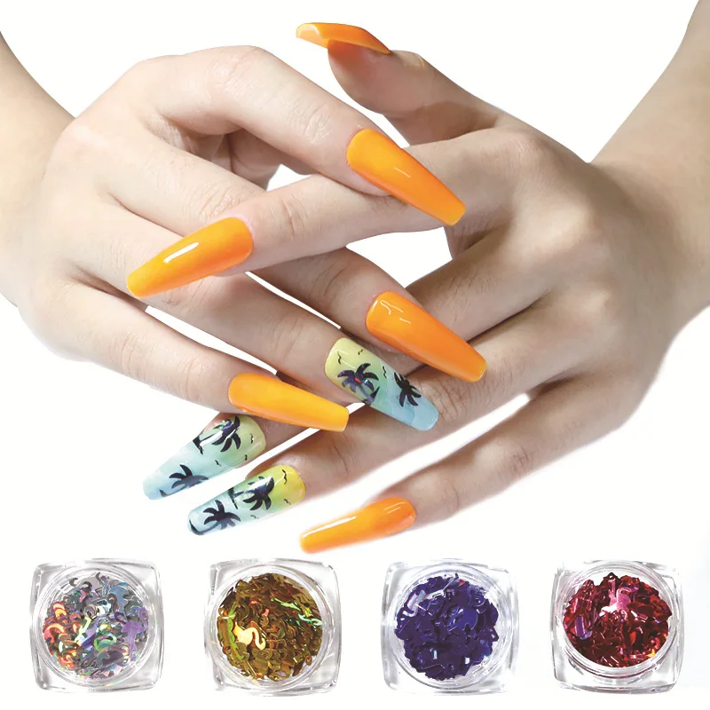 Holographic Nail Art Glitter Sequins Fluorescent Butterfly Coconut Shaped Laser Flake Autumn Design Nail Applique Set GSP-154
Holographic Nail Art Glitter Sequins Fluorescent Butterfly Coconut Shaped Laser Flake Autumn Design Nail Applique Set GSP-154