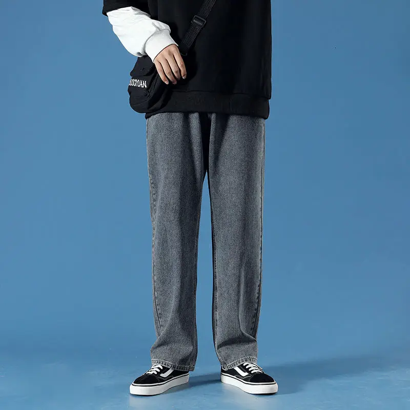 Men's jeans 2021 spring and autumn new loose solid color straight pants mopping pants campus trousers youth men large size 28-36
Men's jeans 2021 spring and autumn new loose solid color straight pants mopping pants campus trousers youth men large size 28-36