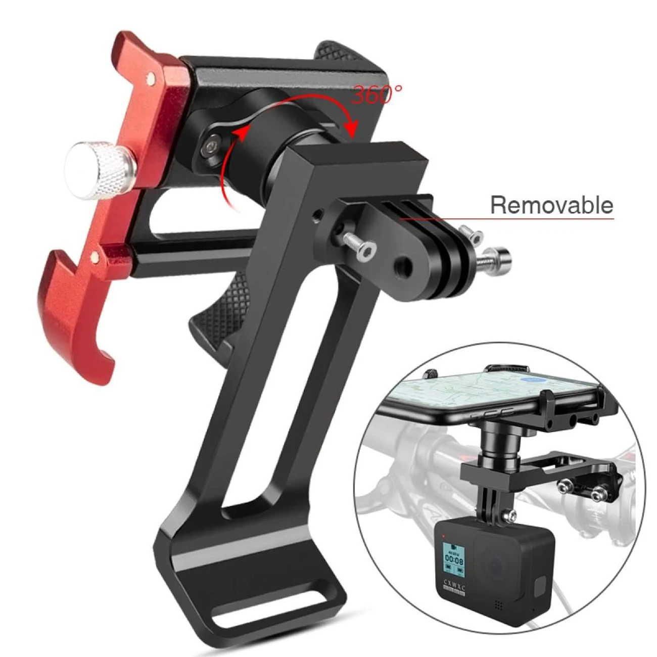 GIYO Bicycle Phone Mount Aluminum Alloy Bike Phone Holder Universal MTB Road Bike Accessories Cycling Smartphone Mount
GIYO Bicycle Phone Mount Aluminum Alloy Bike Phone Holder Universal MTB Road Bike Accessories Cycling Smartphone Mount