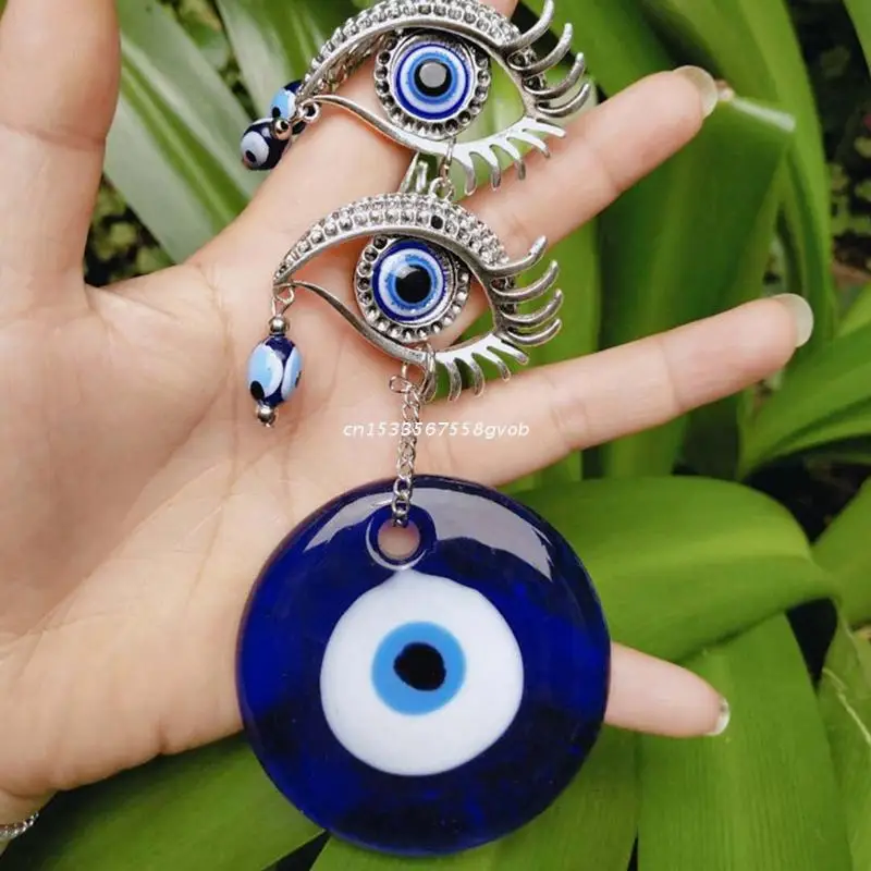 Free Shipping Turkish Blue Evil Eye Amulets Wall Hanging Pendant Home Decor Ornament Protection Blessing Good Luck Gift | Дом и сад