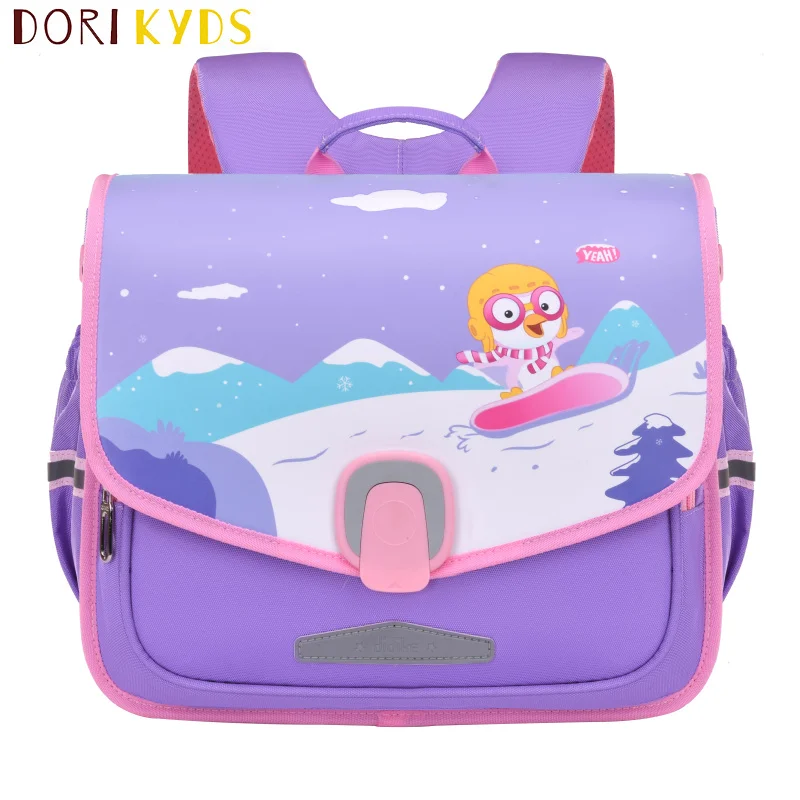 

DORIKYDS Fashion Lock Kids Backpack Cute Cartoon Children Schoolbag Boys Girls Textbook Bag Primary Sac A Dos Enfant Mochila
