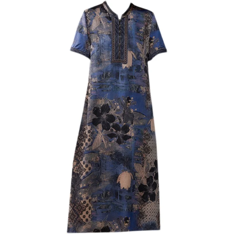 COIGARSAM 4XL Plus Size Cheongsam Women dress New Dresses Color 0875
COIGARSAM 4XL Plus Size Cheongsam Women dress New Dresses Color 0875