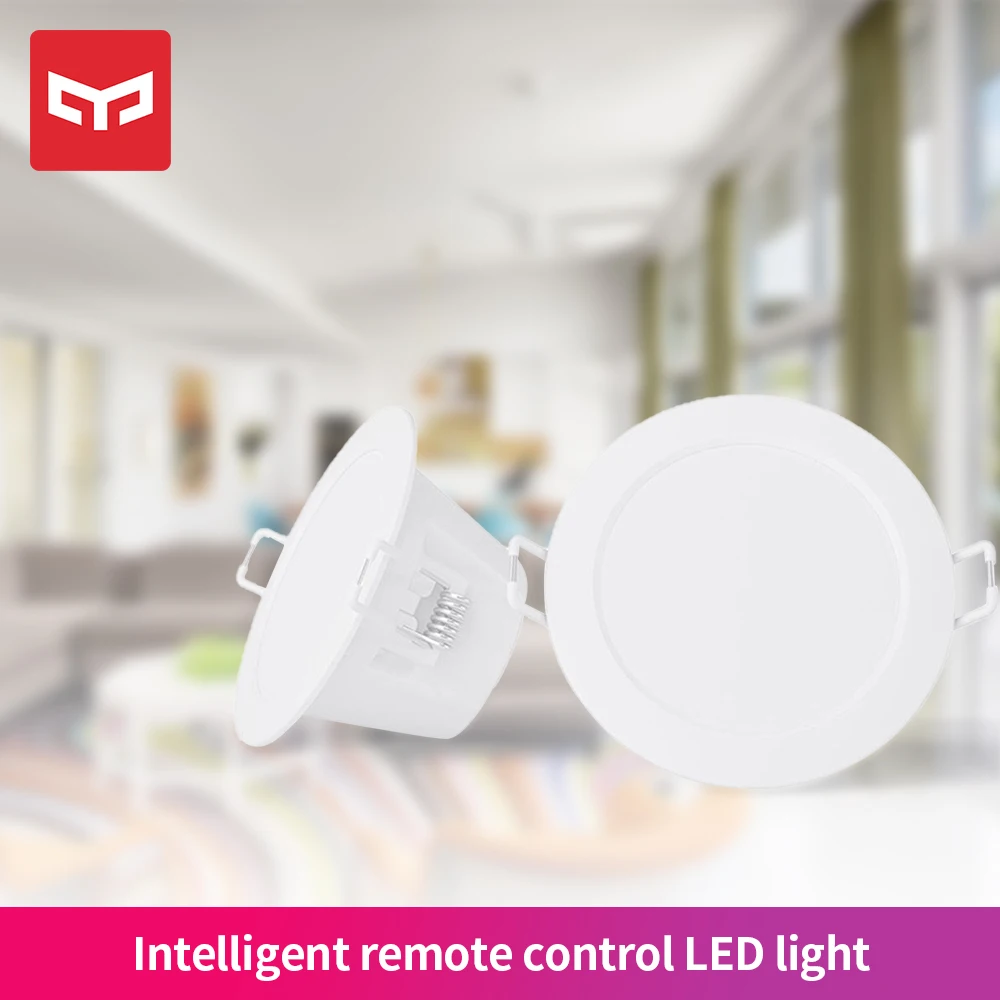 Yeelight Smart Downlight Work With Mi Home App Remote Control White & Warm Light Embedded Ceiling LED Lamp 4W 300lm | Электроника